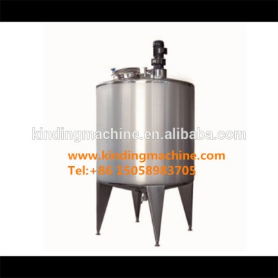 Agitator mixer type and liquid application mixing tank with stainless steel jacket