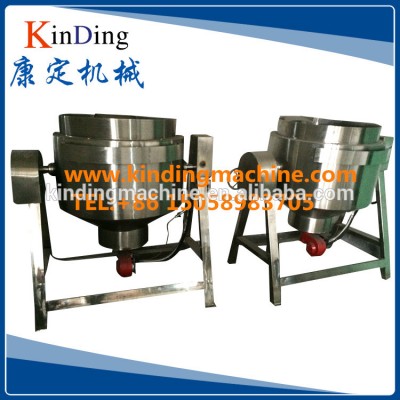 Stainless steel Industrial Tilting type electric/steam/gas heating double Jacket kettle cooking pot