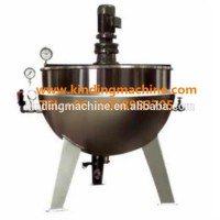 Natural Gas or Electrical Engine tilting Jacketed Syrup Cooking Kettle with Mixer, agitator