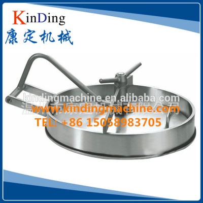 Hygienic tank manhole cover round manway for dairy beverage processing/Stainless steel Circular manhole